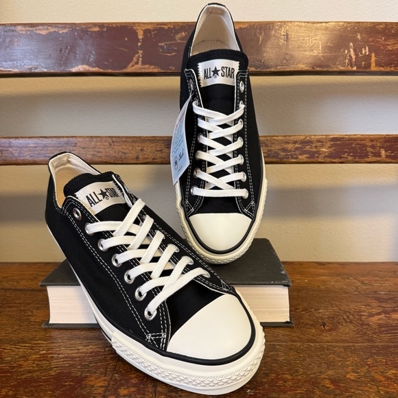 Converse Canvas All Star J OX Black Lo Made in Japan Shoes Classic Sneakers Low